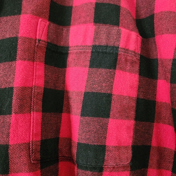Madewell Flannel Courier Shirt in Buffalo Check Size Small - Picture 3 of 12
